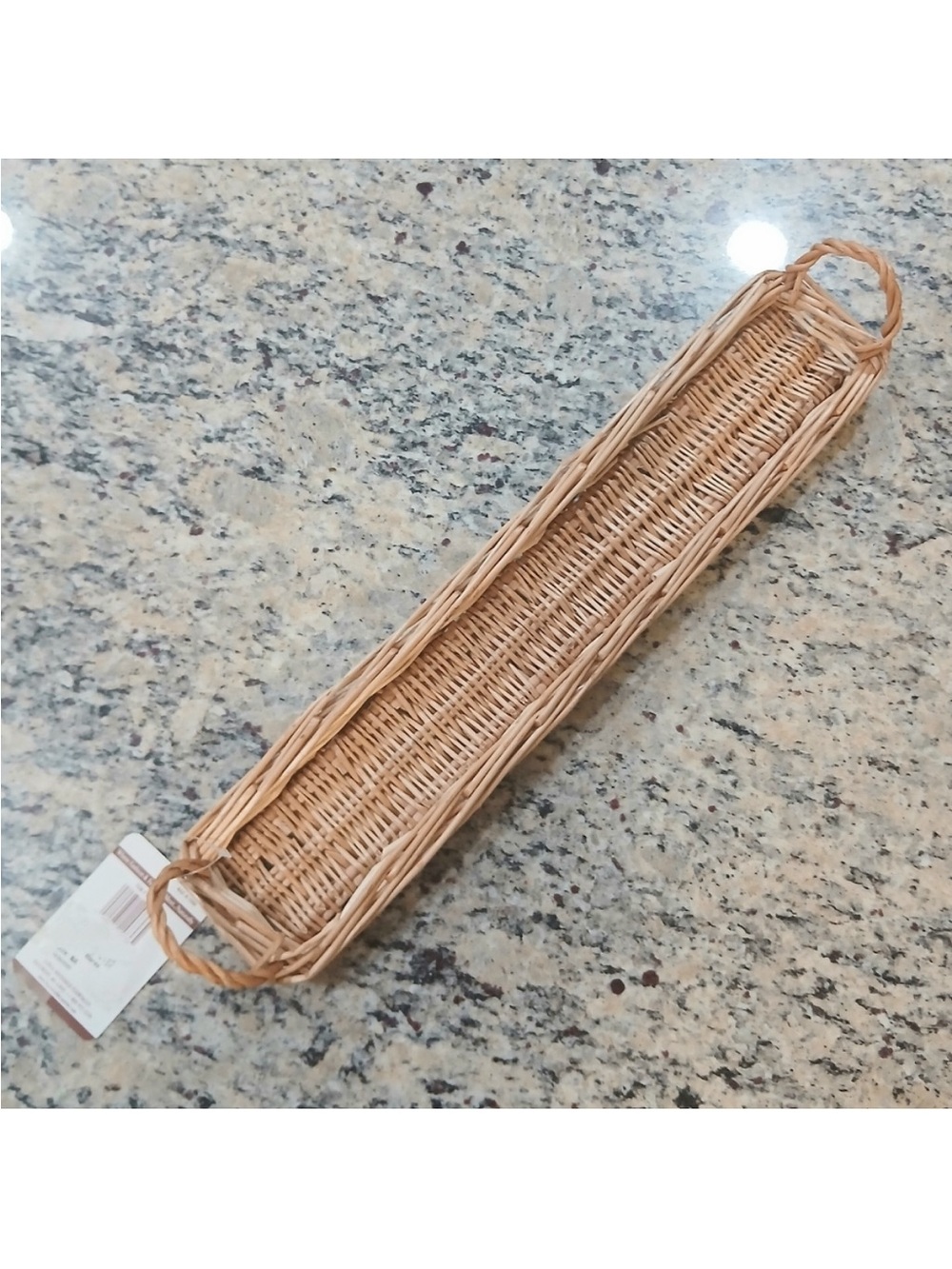 NWT Woven Rectangular Basket Tray